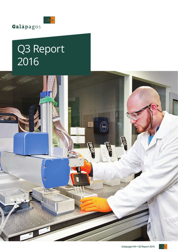 Thumbnail Galapagos NV Quarterly Report 2016-q3