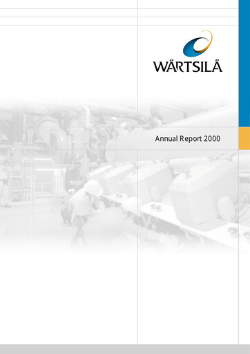 Thumbnail Wärtsilä
 Annual Report 2000