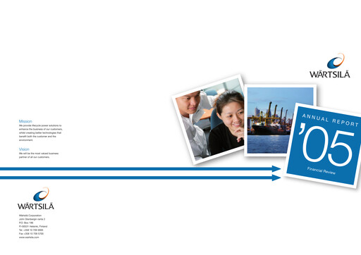 Thumbnail Wärtsilä
 Annual Report 2005