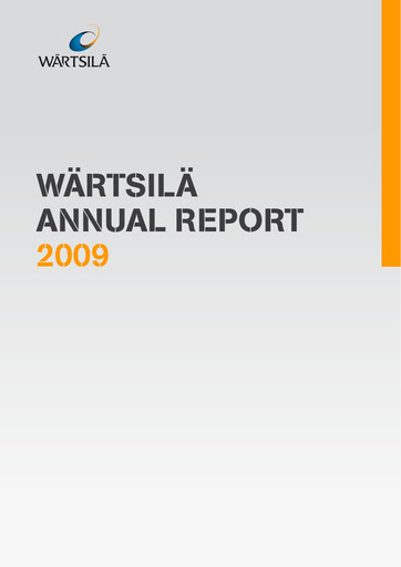Thumbnail Wärtsilä
 Annual Report 2009