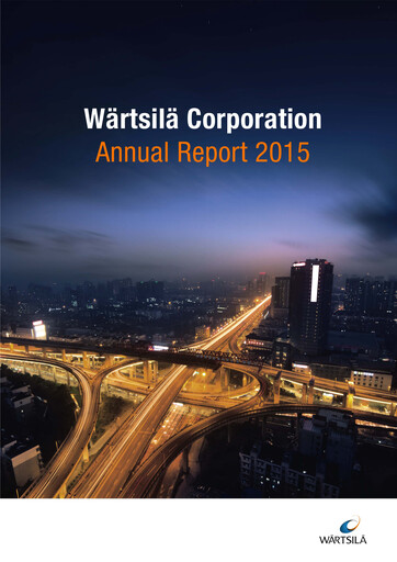 Thumbnail Wärtsilä
 Annual Report 2015