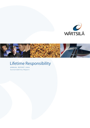Thumbnail Wärtsilä
 Sustainability Report 2004