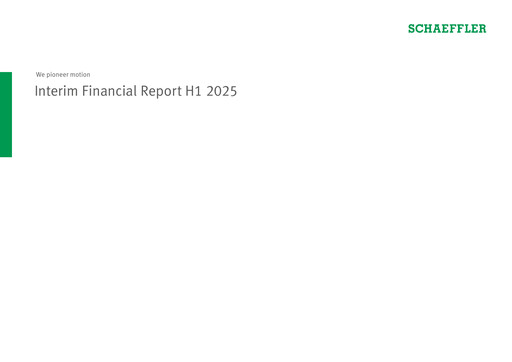 Thumbnail Schaeffler Financial Report 2025-h1