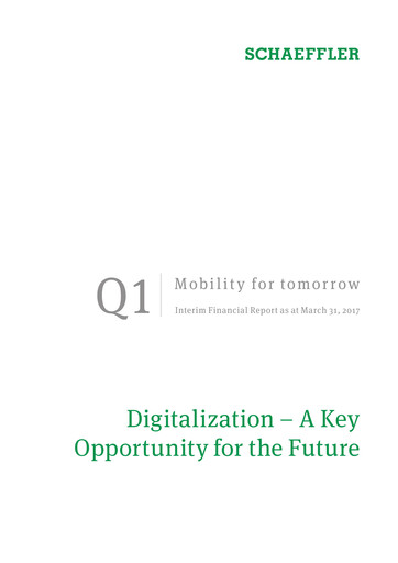 Miniature Schaeffler Rapport trimestriel 2017-q1