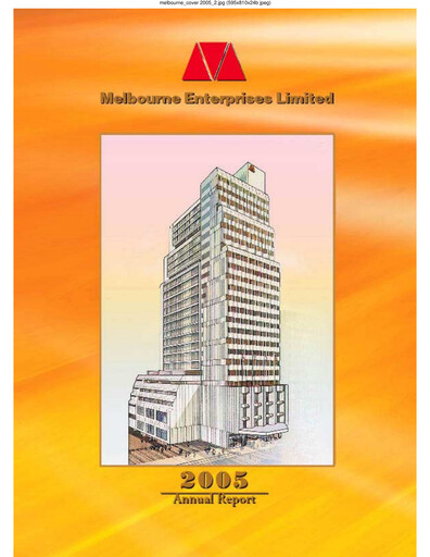 Thumbnail Melbourne Enterprises Annual Report 2005