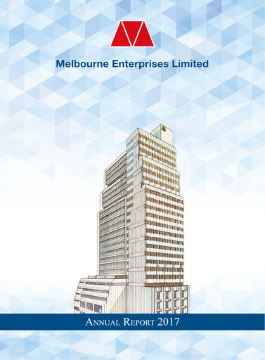 Thumbnail Melbourne Enterprises Annual Report 2016-2017