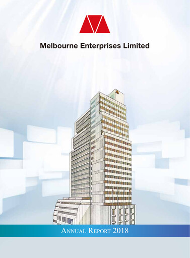 Thumbnail Melbourne Enterprises Annual Report 2017-2018