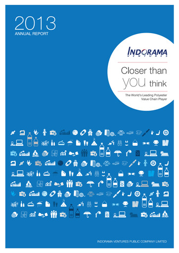 Thumbnail Indorama Ventures
 Annual Report 2013