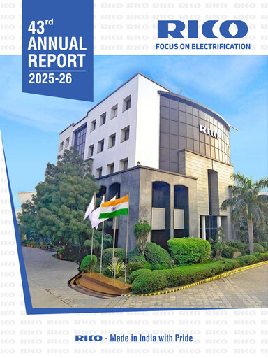 Thumbnail Rico Auto Industries Annual Report 2025-2026
