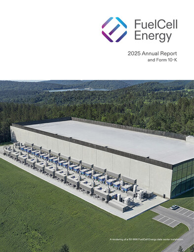 Thumbnail FuelCell Energy
 Annual Report 2025