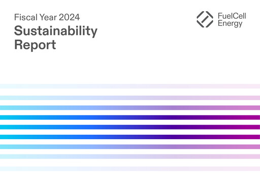 Thumbnail FuelCell Energy
 Sustainability Report 2024