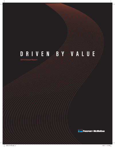 Thumbnail Freeport-McMoRan Annual Report 2016