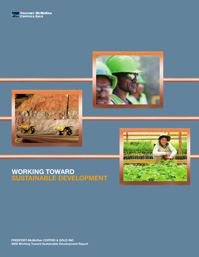 Thumbnail Freeport-McMoRan Sustainability Report 2009