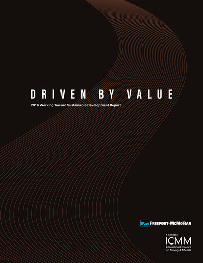 Thumbnail Freeport-McMoRan Sustainability Report 2016