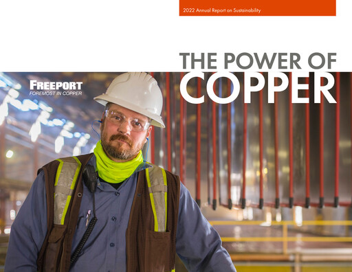 Thumbnail Freeport-McMoRan Sustainability Report 2022