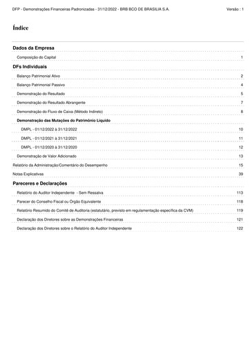 Thumbnail Banco de Brasília Financial Statement 2022