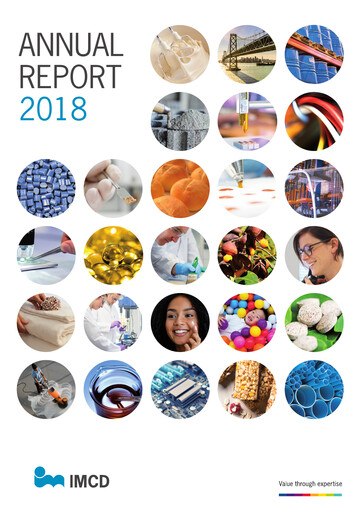 Thumbnail IMCD
 Annual Report 2018