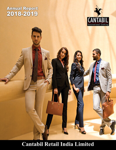 Thumbnail Cantabil Retail India
 Annual Report 2018-2019