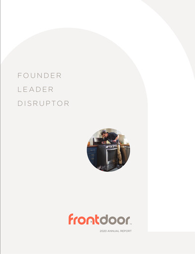 Thumbnail Frontdoor Annual Report 2020