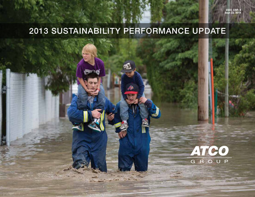 Thumbnail ATCO Sustainability Report 2013