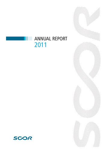 Thumbnail Scor
 Annual Report 2011