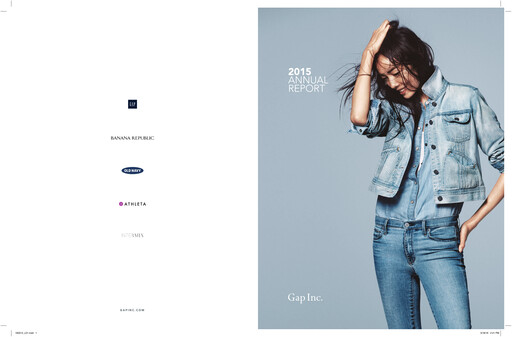 Thumbnail Gap Inc.
 Annual Report 2015