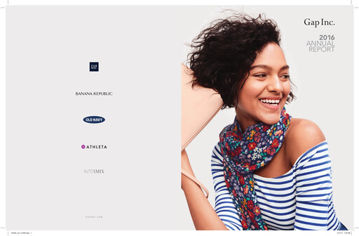 Thumbnail Gap Inc.
 Annual Report 2016