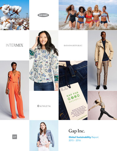 Thumbnail Gap Inc.
 Sustainability Report 2015-2016