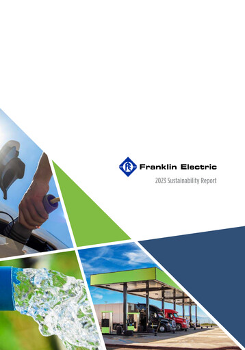Thumbnail Franklin Electric
 Sustainability Report 2022
