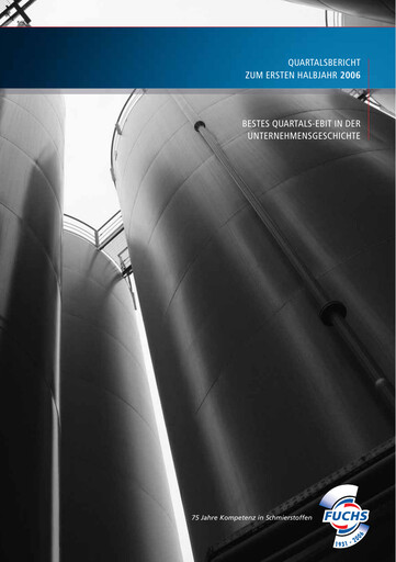 Thumbnail Fuchs Petrolub
 Financial Report 2006-h1