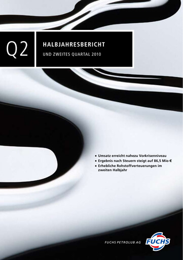 Thumbnail Fuchs Petrolub
 Financial Report 2010-h1