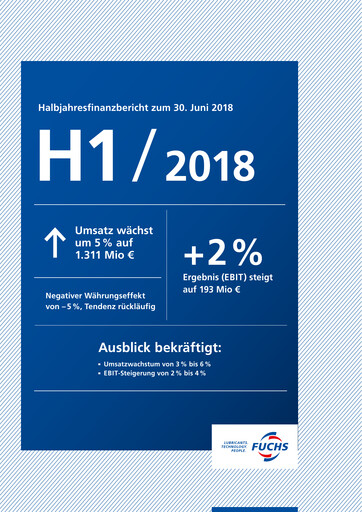 Thumbnail Fuchs Petrolub
 Financial Report 2018-h1