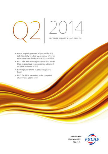 Thumbnail Fuchs Petrolub
 Financial Report 2014-h1