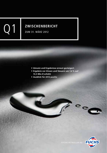 Thumbnail Fuchs Petrolub
 Quarterly Report 2012-q1