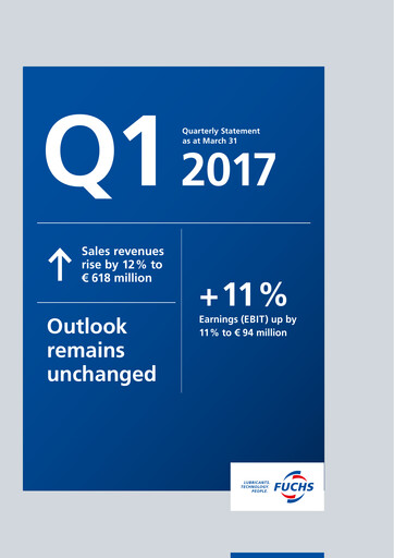 Thumbnail Fuchs Petrolub
 Quarterly Report 2017-q1