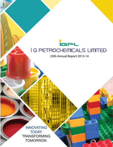 Thumbnail I.g. Petrochemicals
 Annual Report 2013-2014