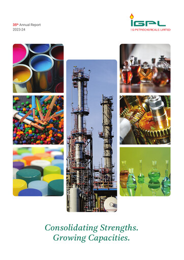Thumbnail I.g. Petrochemicals
 Annual Report 2023-2024