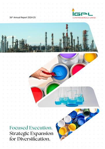 Thumbnail I.g. Petrochemicals
 Annual Report 2024-2025