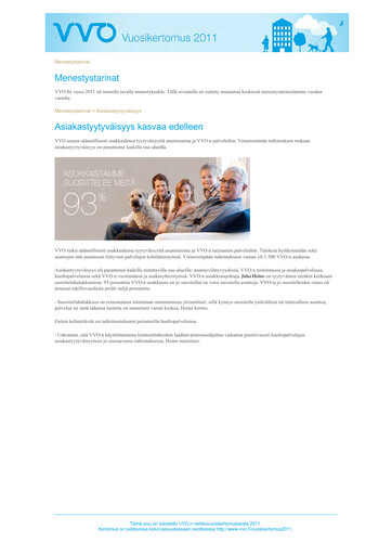 Thumbnail Kojamo Financial Statement 2011