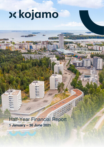 Vorschaubild Kojamo Halbjahresbericht 2021-h1