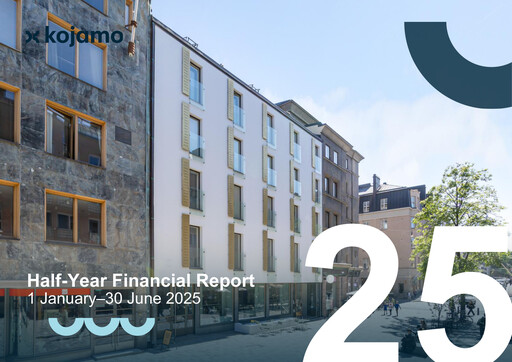 Vorschaubild Kojamo Halbjahresbericht 2025-h1