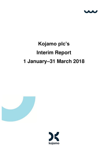 Miniature Kojamo Rapport trimestriel 2018-q1