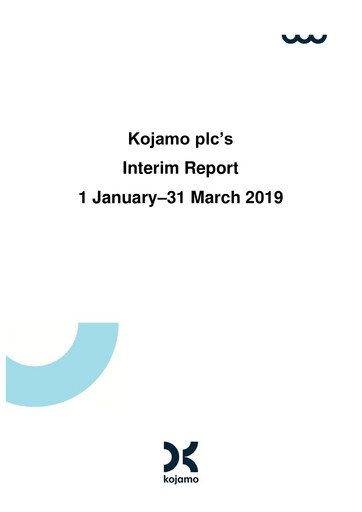 Miniature Kojamo Rapport trimestriel 2019-q1