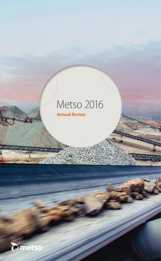 Thumbnail Metso Annual Report 2016