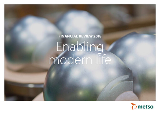 Thumbnail Metso Financial Statement 2018