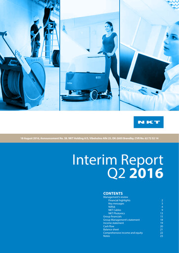 Thumbnail NKT A/S Half-year Report 2016-h1