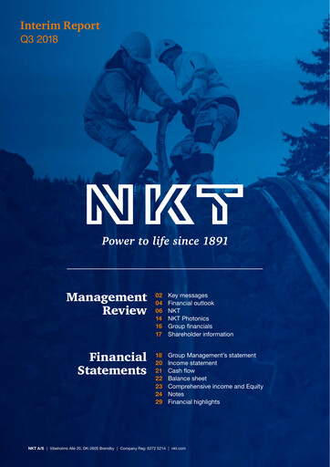 Thumbnail NKT A/S Quarterly Report 2018-q3