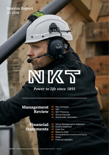 Thumbnail NKT A/S Quarterly Report 2019-q1