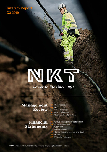 Thumbnail NKT A/S Quarterly Report 2019-q3
