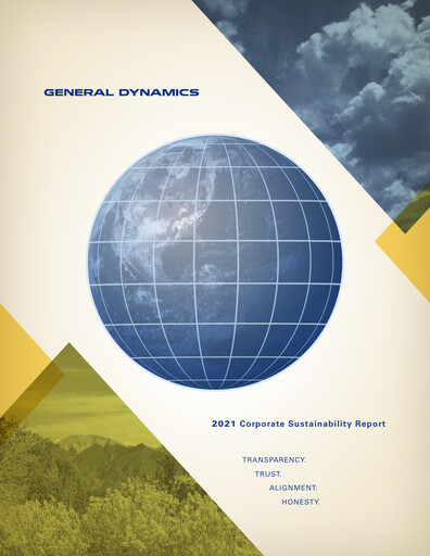 Thumbnail General Dynamics Sustainability Report 2021